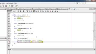 Java Tutorial 04 - Objects and Classes - with 1 activity screenshot 3