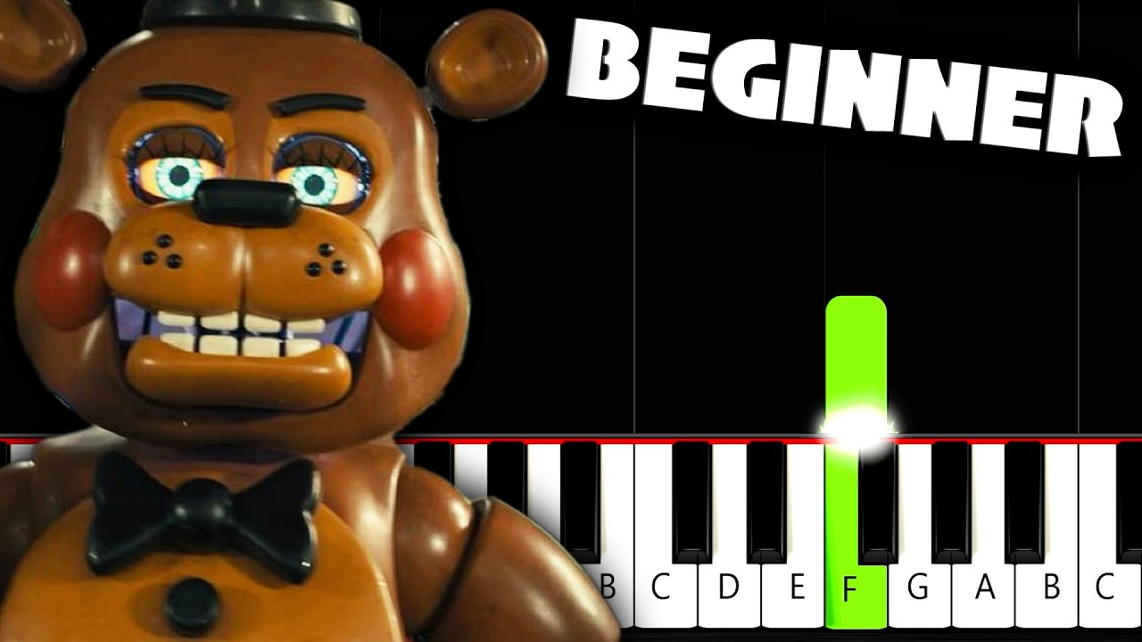 Five Nights at Freddy's 2 Song - It's Been So Long - BEGINNER Piano Tutorial