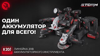 Линейка Аккумуляторного Инструмента 20В Один Аккумулятор Для Всего