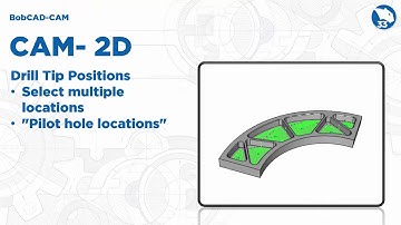 BobCAD CAM V33 Multiple Pilot Hole Locations