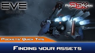 Pockets' Quick Tips: Finding your assets!