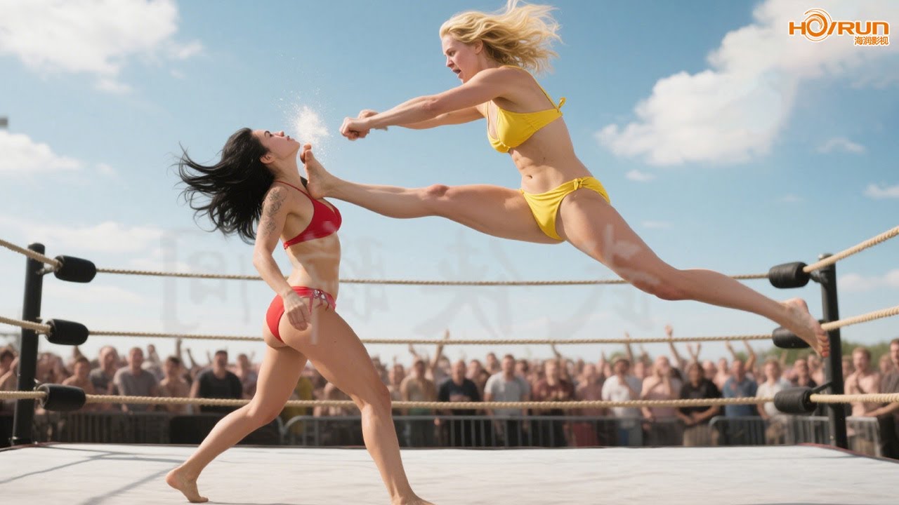 外國功夫女高手揚言挑戰，沒想被功夫小妹一腳秒殺！⚔️TVB | Kung Fu | 功夫 |