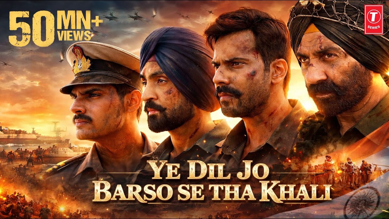 Ye Dil Jo Barso se tha khali Border 2 | Ghar kab aaoge | Sunny Deol | Sandese aate hain | 