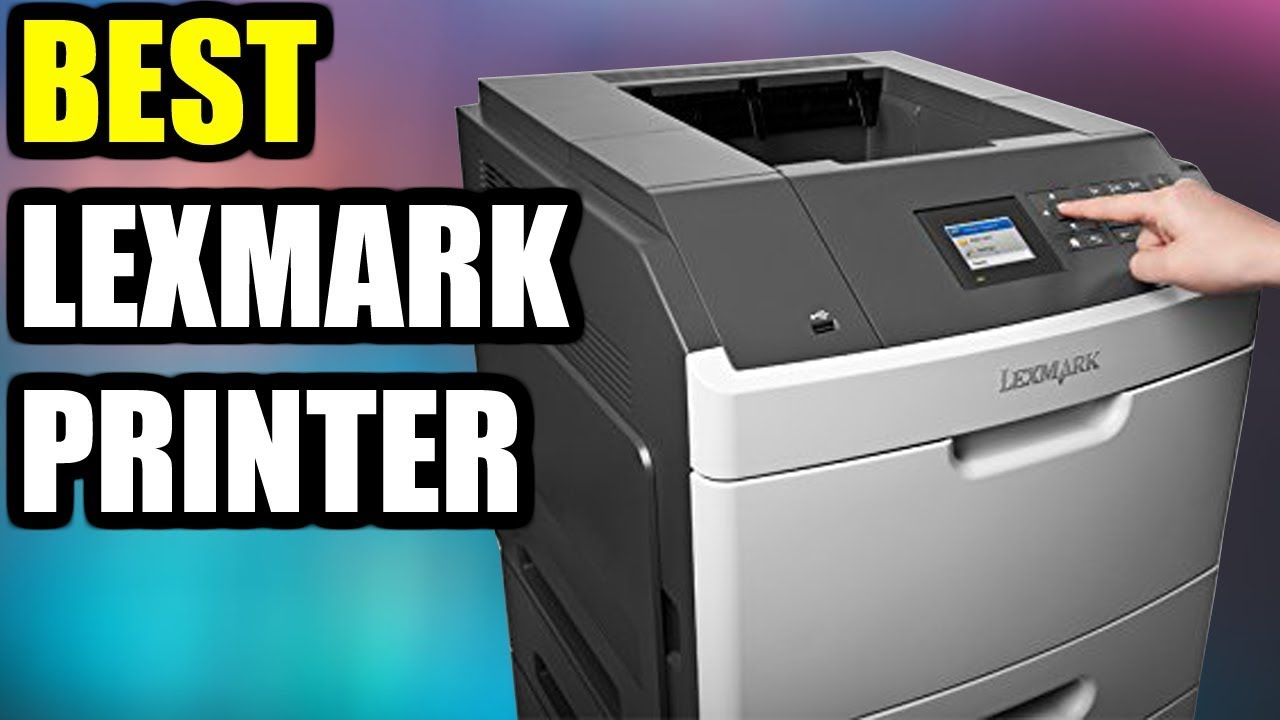 Lexmark Monochrome Laser Printer Lexmark MS817n Review YouTube