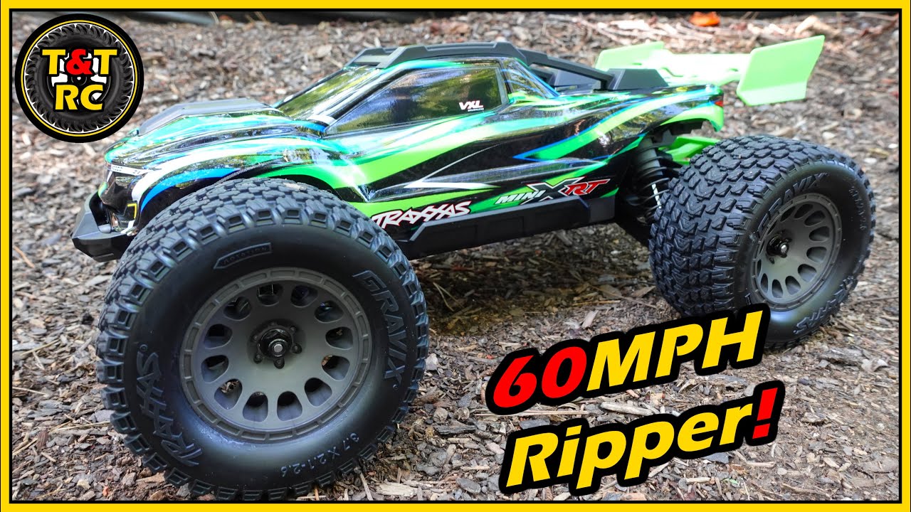 Crazy FAST NEW Traxxas Mini XRT Unboxing, Speed Test & Quick Review!