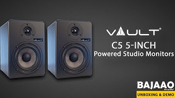 Vault C5 Powered Studio Monitors | Unboxing and Demo