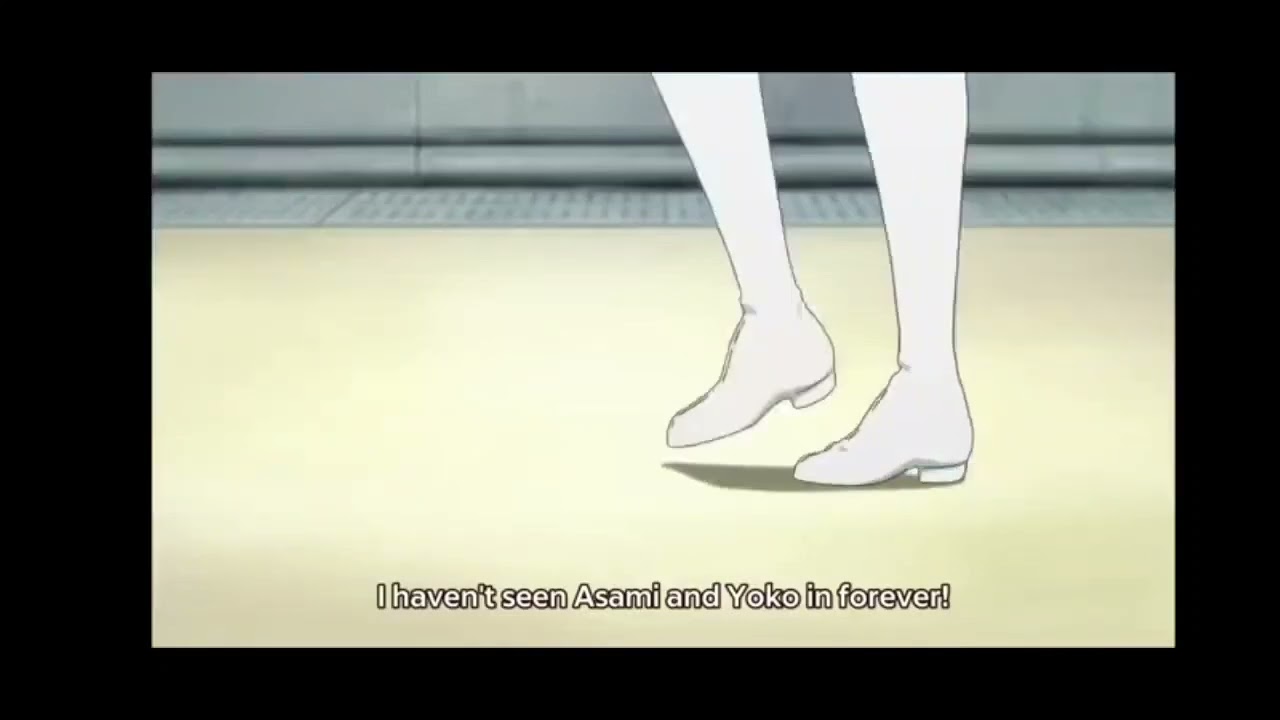 Anime white boots stop 白いブーツで立ち止まる - YouTube
