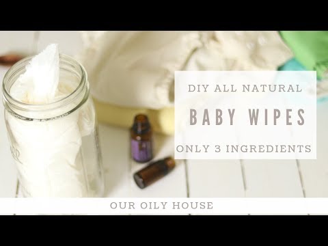 सभी प्राकृतिक बेबी वाइप पकाने की विधि
