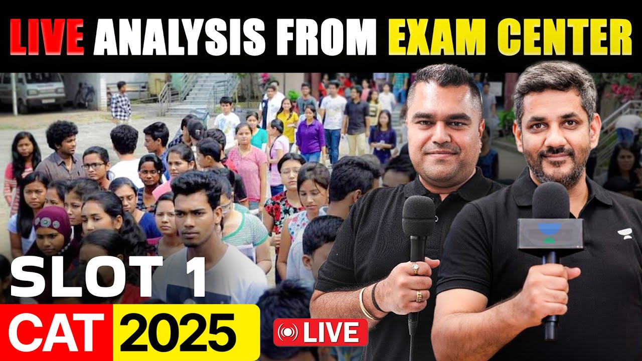 CAT 2025 Slot 1 LIVE — Real Student Reactions + Pattern Breakdown for ...