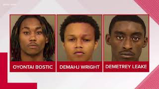 Three arrested in connection with WT Harris shooting 1525 W Wt Harris Blvd Charlotte
