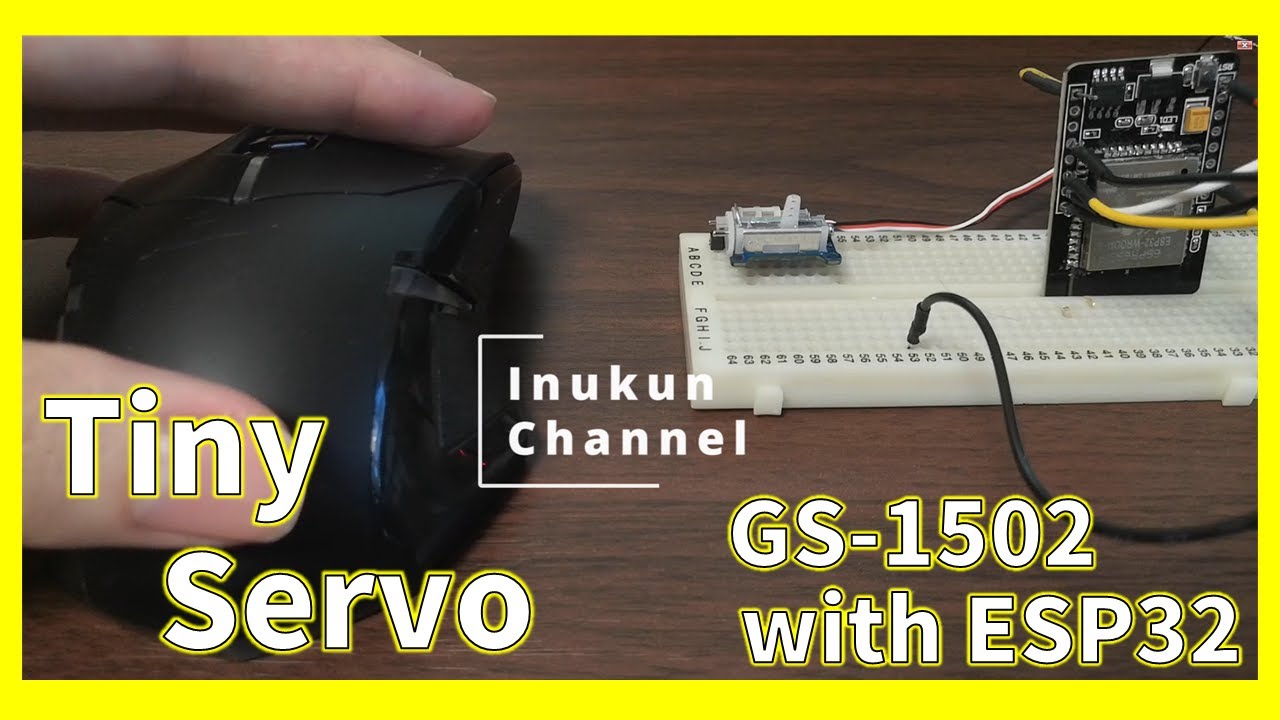 Tiny Linear Servo with ESP32 小型直動サーボ (GS-1502) $002