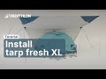TUTORIAL - How to install the TARP FRESH XL ? | Decathlon_QUECHUA - YouTube