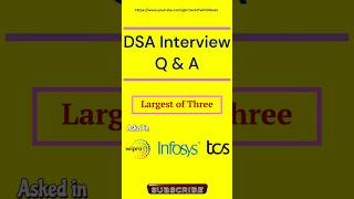 Find the Largest Number Among Three Numbers #ytshorts #shorts #ytshortsindia