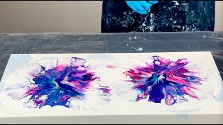 BEAUTIFUL COLORS~Acrylic Blowout~Cell Activator~Dutch Pour~Acrylic Pouring~Deconstructed Bloom~216
Im giving another shot at the unconventional way of creating a Deconstructed Bloom. Im laying out my colors in a similar way but Im putting down my Cell Activator in a circular pattern. This is an Acrylic Blowout just like a Bloom but Im not using any house paint.
Ways you can help support me and my art journey is not only by watching, commenting and sharing my videos but you can follow me on all my social media accounts. If you enjoy watching my art journey, please hit that like button. If youre a new watcher, hit that Subscribe button and the notification bell to be alerted to new video content.
If you would like to make a monetary donation of support, you can do that to my Paypal account using the following link.
https://www.paypal.com/paypalme/BrianCeglarski
I hope you enjoy this piece as much as I do. Let me know what you think in the comments below.
Video 216
12x24 Gallery Wrapped Canvas
Time Stamps
0:00 Introduction
1:55 Applying colors to the canvas
4:55 Blowing out the colors
7:53 Tilting the Canvas
10:46 Wet result
11:37 Dried result
11:57 Final thoughts
Colors Used
Golden - Prussian Blue
Artist Loft - Metallic Cobalt Blue
Pebeo - Fluorescent Pink
Blick - Metallic Purple
Creative Inspirations - Purple Lake
Pouring Medium/Additives
Pebeo Gloss Medium
Floetrol
Cell Activator
3 Parts Australian Floetrol to 1 part Paint
Amsterdam - Titanium White
Amsterdam - Permanent Red Violet
Etsy: https://www.etsy.com/shop/Briansuppervalleyart
Instagram: https://www.instagram.com/studio_15_acrylics/
Facebook: https://www.facebook.com/Studio15Acrylics/
TikTok: https://www.tiktok.com/@studio15acrylics?lang=en
Email: Studio15Acrylics@gmail.com
Music Provided by Epidemic
#fluidart #acrylicpouring #art #studio15acrylics #Deconstructed Bloom #dutchpour #acrylicblowout BEAUTIFUL COLORS~Acrylic Blowout~Cell Activator~Dutch Pour~Acrylic Pouring~Deconstructed Bloom~216