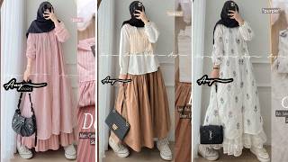 30  MODEL BUSANA MUSLIM ONE SET MOTIF SIMPLE PREMIUM TERBARU / Part 4