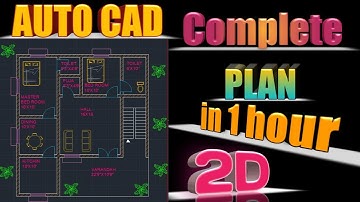 COMPLETE PLAN IN AUTOCAD // TELUGU // CIVIL ENGG //