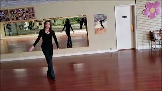 Foxtrot technique lesson, Reverse Wave, Blending the Curves, Gentlemans Part