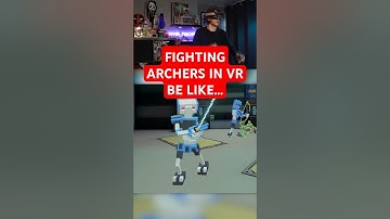 Fighting Archers In VR Be Like... Clone Drone In the Hyperdome VR
