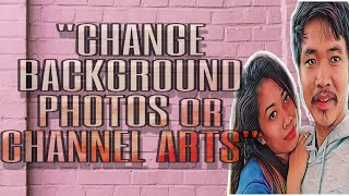 How to put or change background photos / channel art in YouTube channel using Android phone screenshot 4
