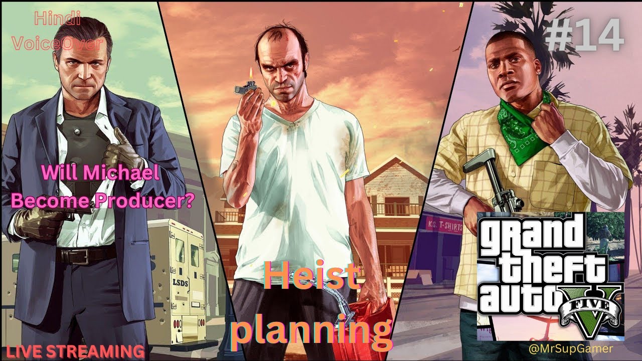 Heist Planning GTA V Live Road to 100subscriber #14 MrSupGamer