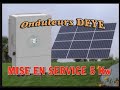 Deye mise en service dun onduleur hybride avec backup