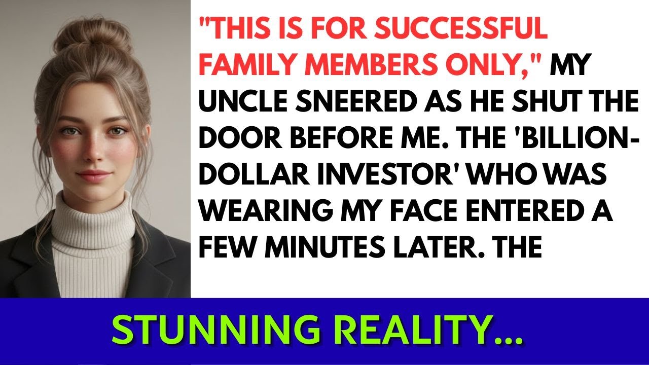 My Family Kicked Me Out Of The Family Meeting – Not Knowing I Was Their Secret Investor