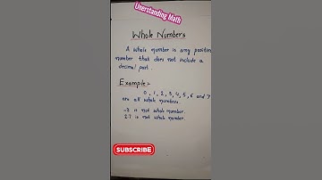 What is Whole number? #maths #oxfordmathematics #wholenumbers #shorts  #understandingmath #mathbook