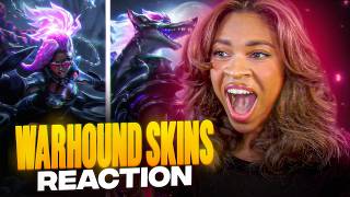 I react to the NEW Warhound League of Legends skins