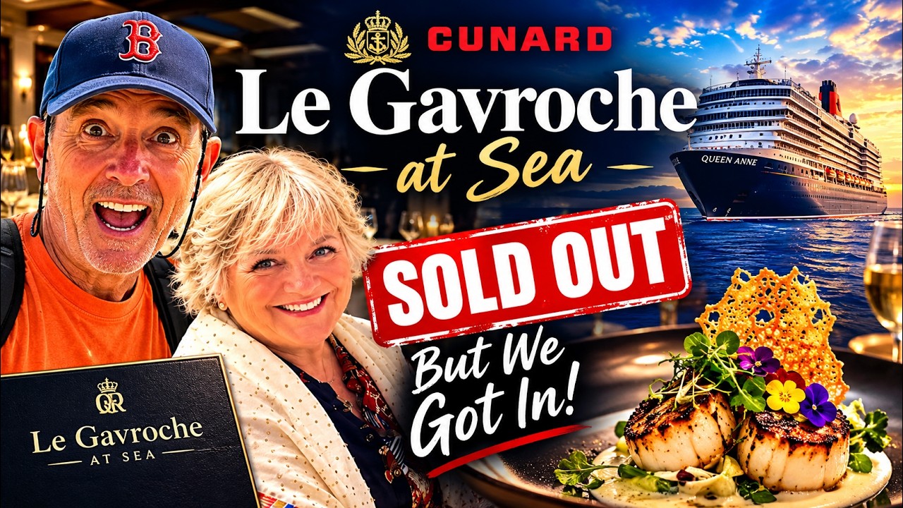 The Best Meal We've Ever Had at Sea? | Le Gavroche at Sea Review (Cunard Queen Anne)