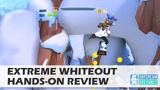 Downhill Skiing in VR! - Extreme Whiteout for Daydream VR Hands-On Review screenshot 1