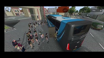 Bus simulator game Part 6 👽 || Departure 🛫 from Purwokerto 