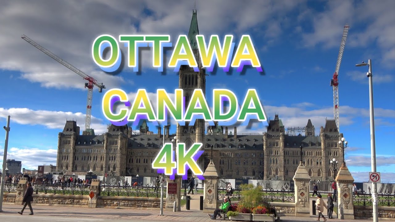 Ottawa Downtown Driving, Canada’s capital, 4K, October 2022 YouTube