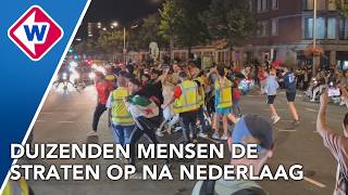 Marokko verliest van Frankrijk, feest en arrestaties in Schilderswijk