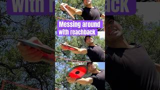 Reachback into camera with different styles #discgolf backhand