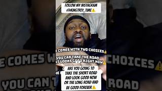 Are You Going To Take The Short Road And Look Good Now Or The Long Road And Be Good Forever⚠️