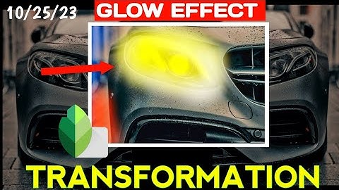 How To Create REALISTIC glow effect in Snapseed | Snapseed Tutorial | Android