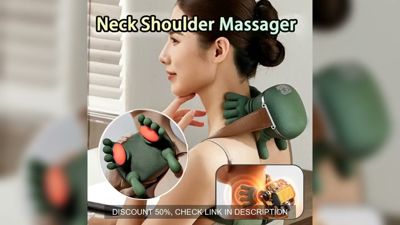 Neck Massager Back Shoulder Massager for Muscle Relax Multifunctional Neck And Shoulder Relaxing Mas