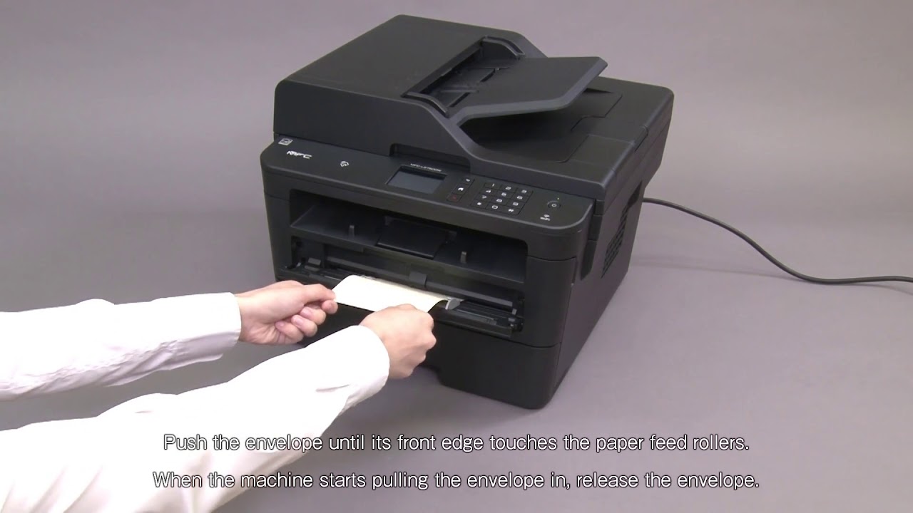 New Update MFCL2750DW Load and print Envelopes Brother Canada