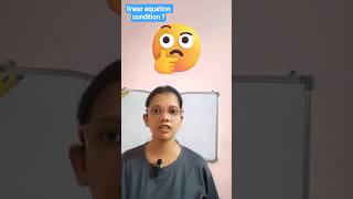 Class 10 Maths Chapter 3 |🔥 Pair of Linear Equation Important Conditions  #shorts #chapter3 #maths