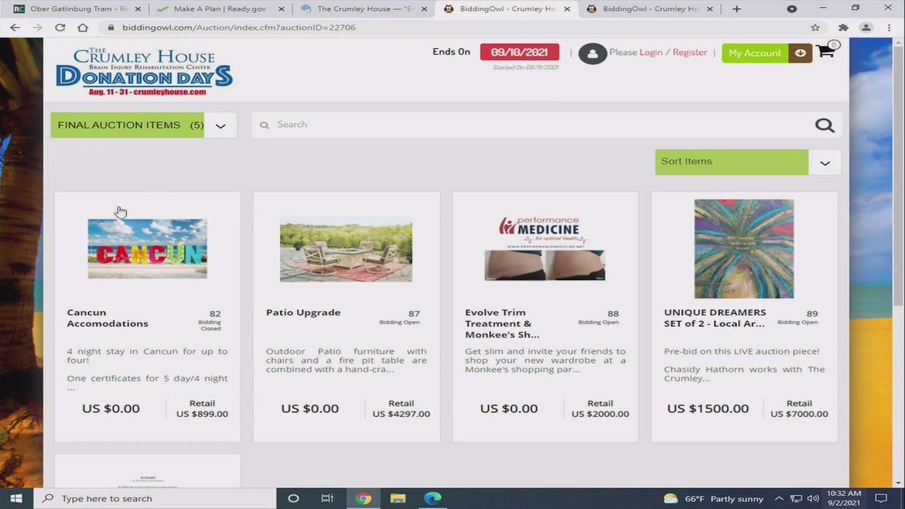 Crumley House Online Fundraising Auction extended due to technical glitch YouTube