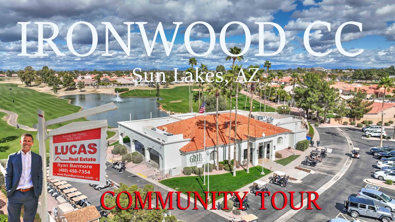 Ironwood Country Club Drone Video Sun Lakes Arizona