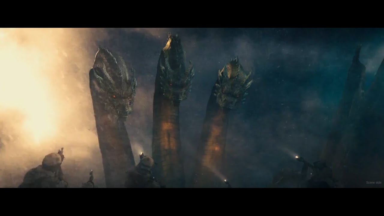 3 head dragon awake scene_Godzilla king of monster - YouTube