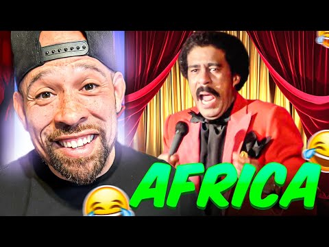 My FIRST time SEEING Richard Pryor - AFRICA bit! Okay, he is COOKING...