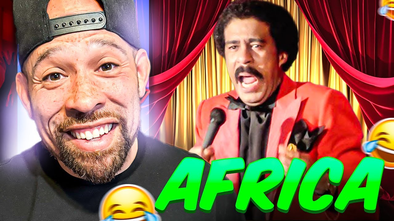 My FIRST time SEEING Richard Pryor - AFRICA bit! Okay, he is COOKING...