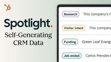 Self-Generating CRM Data | HubSpot Spotlight Fall 2025