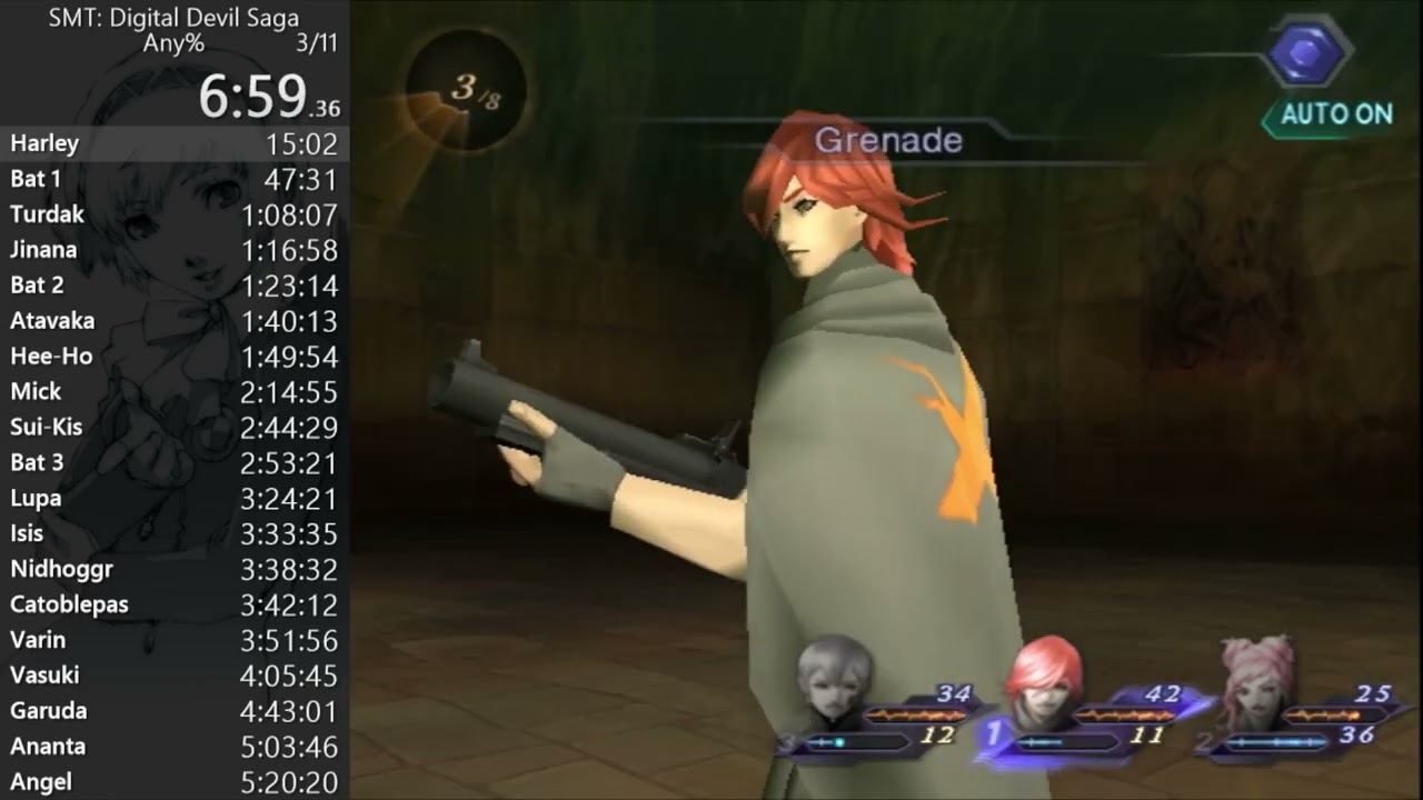 SMT: Digital Devil Saga Any% Speedrun 