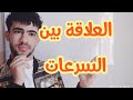 العلاقة بين كل السرعات متابعة زمنية لتحول كيميائي 