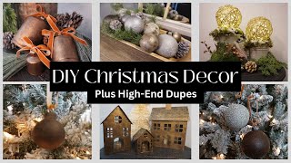 CHRISTMAS DIY DECOR  2023  || HighEnd Dupes from Arhaus, Anthropologie, Burke Decor and Many More