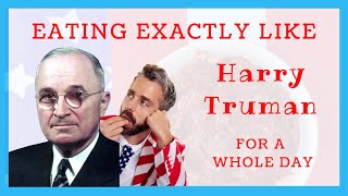 Eating Like Harry Truman For A Day Bourbon Morning, Steak Dinner Presidential Food