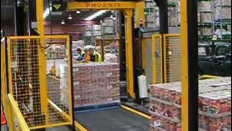Phoenix PRTA 2200 Hi Speed Pallet Wrapper Installed by Strap and Wrap.mov